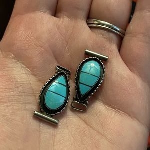 Zuni turquoise Watch tips